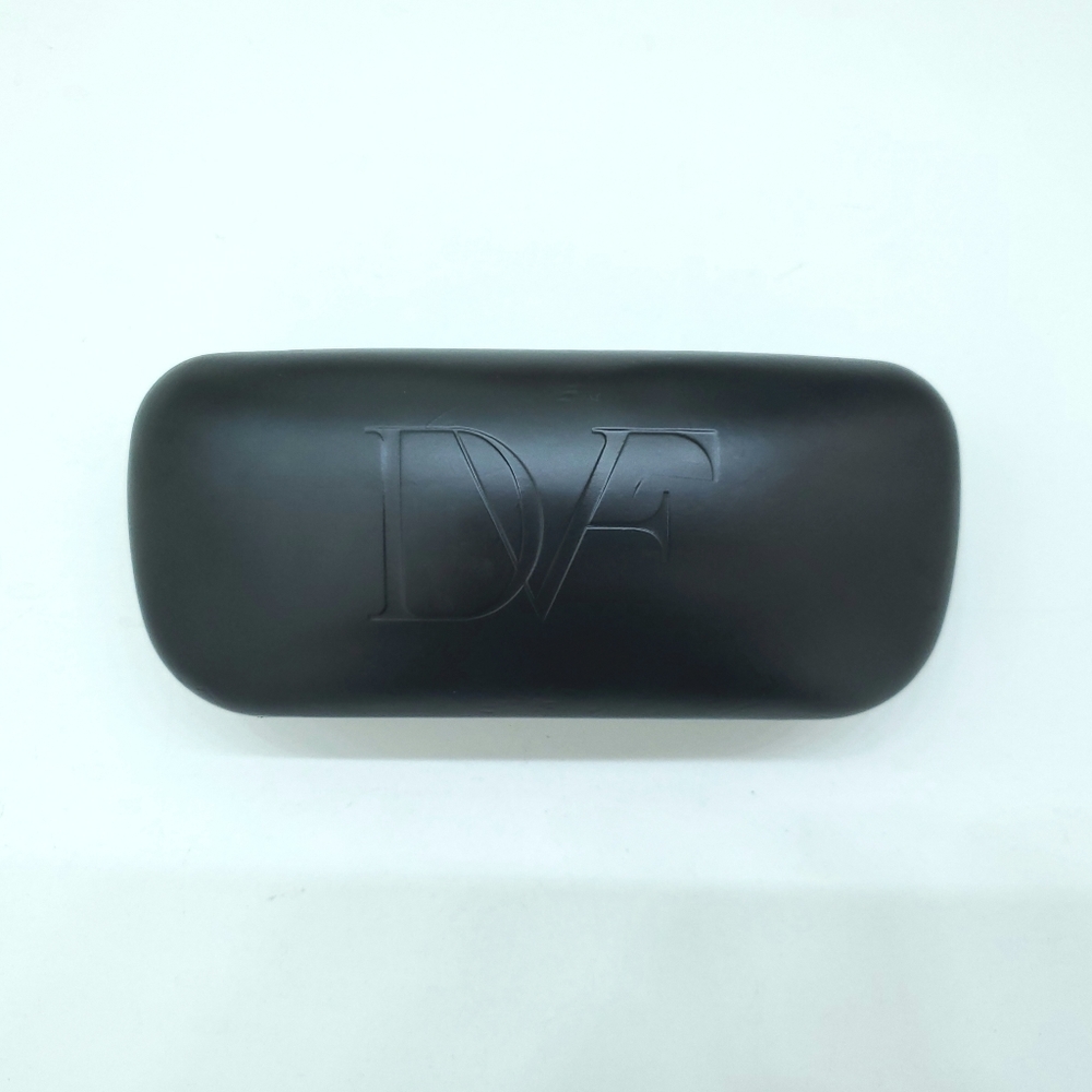 Diane Von Furstenberg Black Logo Eyeglass/Sunglasses Case DVF - Preowned - Picture 2 of 3